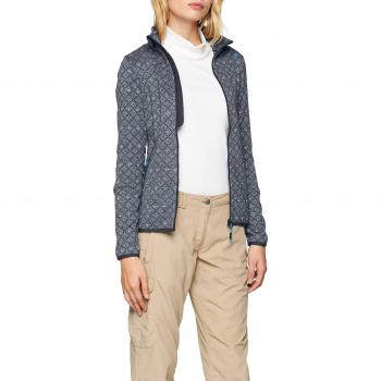 CMP Damen Fleecejacke in Stone/Asphalt/Emerald – Größe 38