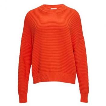 S.Oliver Langer Strickpullover Oversized, strukturiertes Design