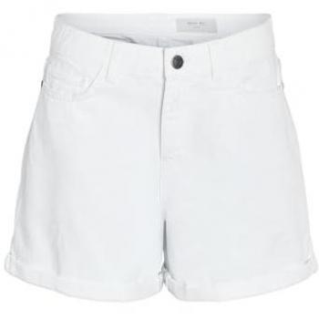 Shorts Noisy May Jeans Relaxed Fit XS, Couleur Blanc