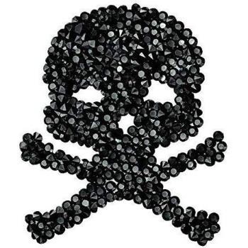 Sew-on Glamour Skull Design Patch, Prym