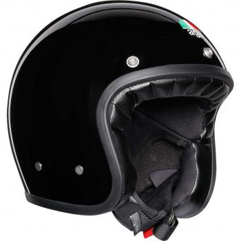AGV X70 Plains Black Motorcycle Helmet Size 58cm