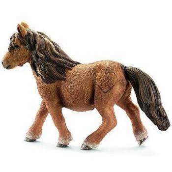 Cavalla Pony delle Shetland Schleich con Lettore Codici a Barre
