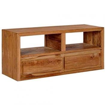 Mobile TV in Legno Massiccio di Teak 90x30x40 cm