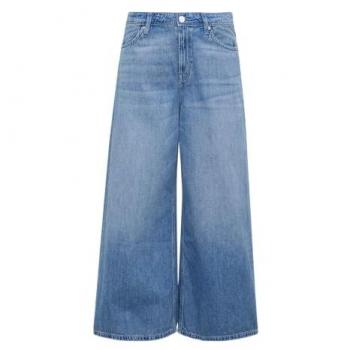 S.Oliver 7/8 Jeanshose Wide Leg Blau