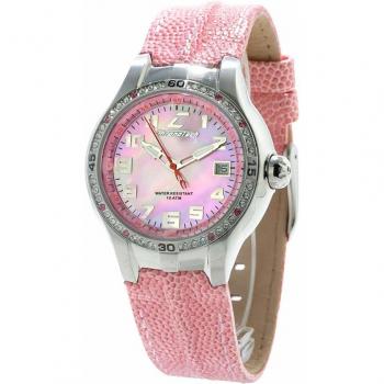 CT7980L-04S ChronoTech Damenquarz Uhr im Ledergürtel