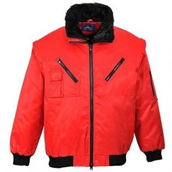 Portwest PJ10RER5XL Pilot Jacket, Red, 5X-Large