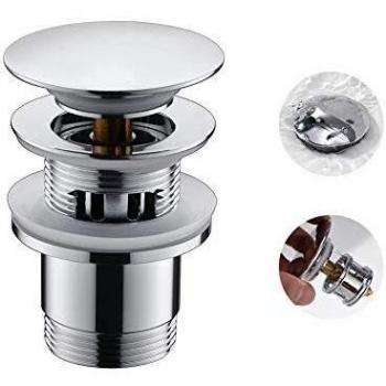 OLEAH Bathroom Sink Drain with Built-In Strainer