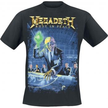 Megadeth Rust in Peace Herren‑Shirt Schwarz, S bis XXL