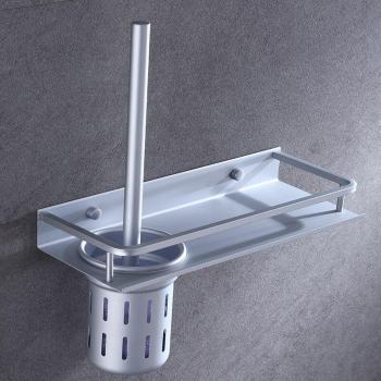LANGYO Schlecht WC-Bürstenhalter Set Schwarz/Silber/Grau