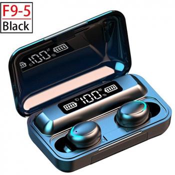 Écouteurs F9-5 Bluetooth 5.0 stéréo avec graves puissants
