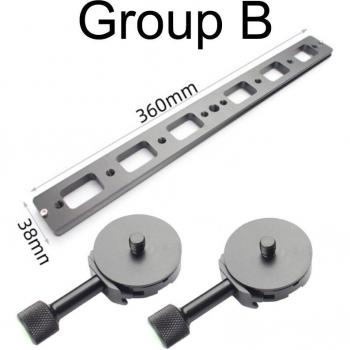 Digital SLR Tripod Stand with Arca Swiss Quick Release and Light Bracket