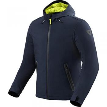 Veste textile de moto REV'IT! Traffic H2O Bleu Marine XL