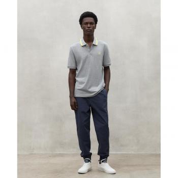 Ecoalf Rayan Polo Maniche Corte Grigio Melange M
