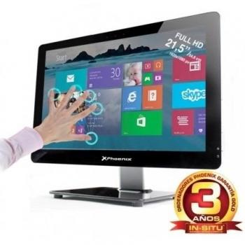 ORDENADOR PHOENIX ALL IN ONE CONSTELLATION TÁCTIL INTEL PENTIUM DUAL CORE 4GB DDR3 500 GB LED 21.5 RW WIFI WEBCAM
