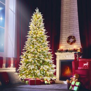 PreLit 470‑LED 7.5‑Foot Artificial Tree – Hinged Design