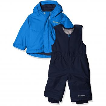 Columbia Buga Set para Niños, Chaqueta y Pantalones, Azul