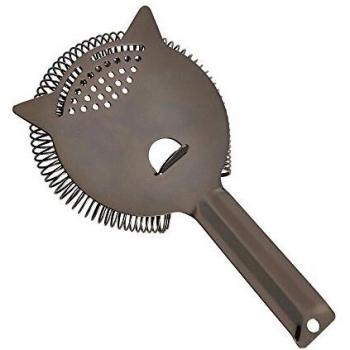 Gunmetal Hawthorn Strainer – Dual-Purpose Beverage Filter