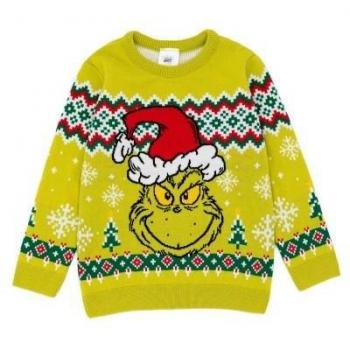 Grinch Kinder Pullover für die Weihnachtszeit