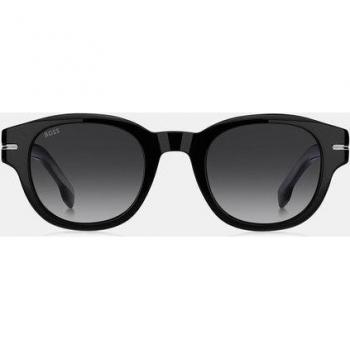 Boss 1717/S QF6/1I: Anteojos de Sol Negros para Hombre en Acetato