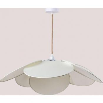Plafonnier Sklum Okai Style Blanc Cassé 87 cm