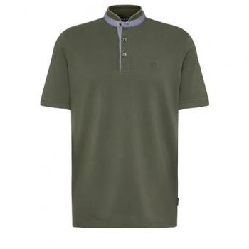 Bugatti Poloshirt, mit Stehkragen
