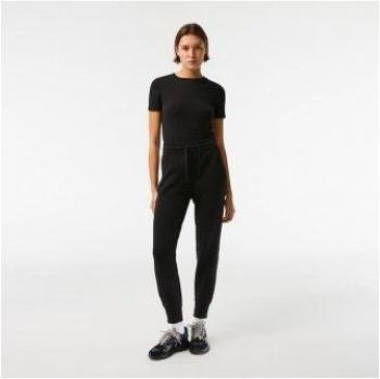 Pantalón Largo Lacoste con Logo Verde y Negro