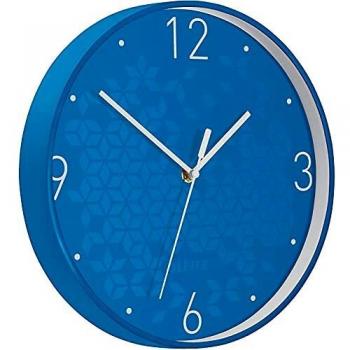 Leitz Wanduhr WOW blau