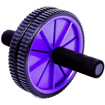 FA Sports AB Trainer AB Roller – 18.5x18.5x23.5 cm (Black/Purple)