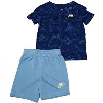 Nike B NSW Leaf Dye Kids Short Set 86J519-BAI (3-4 anni)