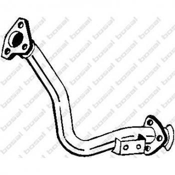 Abgasrohr vorne BOSAL 786-997 AUDI