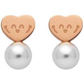 Pendientes Mr. Wonderful LOVE YOURSELF 11mm Rosa