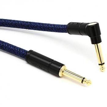 Fender Festival Hanf Kabel Gerade/Abgewinkelt 5,7 m Blau Traum