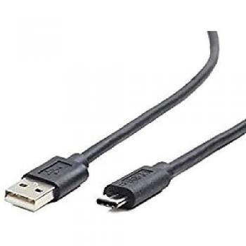 Cable Adaptador USB 2.0 a McroUSB Tipo C Gembird 3m Negro