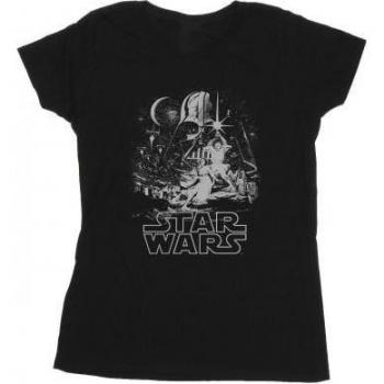 Star Wars Women's New Hope Poster T-Shirt Nero L