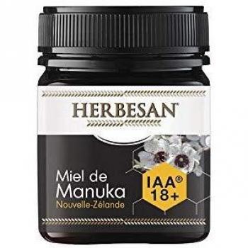 HERBESAN | MIEL DE MANUKA ACTIF | IAA18+ (MGO696+) | 250 Grammes