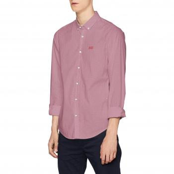 BOSS Biado_R Chemise Casual Homme, Rouge (Medium)