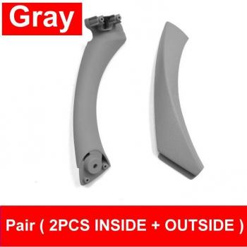2PCS RHD LHD Black Interior Door Pull Handle Cover for BMW 3 Series E90 E91 E9 316 318 320