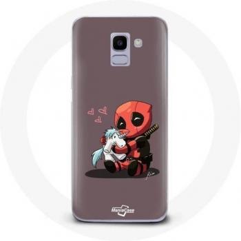 Samsung Galaxy J6 2018 DeadPool Unicorn Shell
