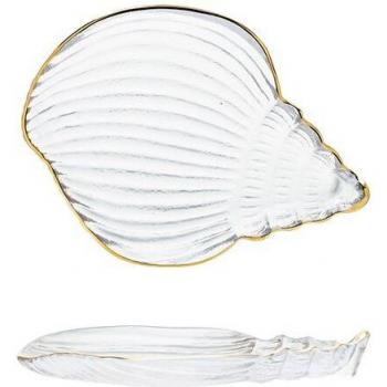 Ocean-Inspired Glass Plate and Bowl Collection