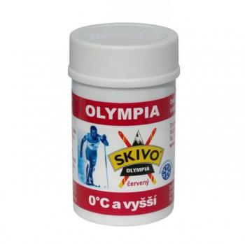 Skivo červený vosk Olympia pro běžky 40g