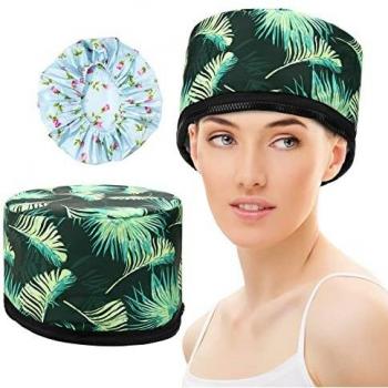 Bonnet Chauffant Cheveux Soin Vert
