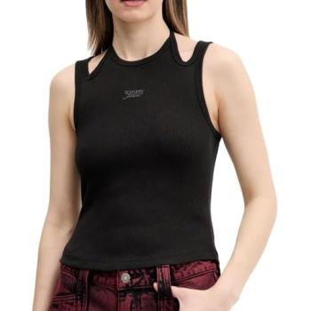 Round‑Neck Black Women's T‑Shirt – M