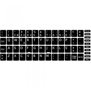 Adesivos Teclado Português 13x13 mm