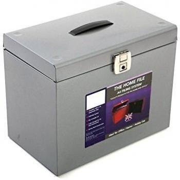 A4 Silver Metal Box with Suspension File System