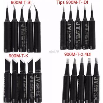 5x Lead-Free 900M-T-SI Soldering Tips for Hakko Saike 936 852D+ 909D