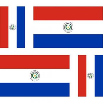 Paraguay Flag Stickers – Car, Bike, Laptop, Bag