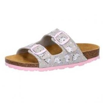 Unicorn Bioline Lico Pantolette Kids Sandalen grau 29