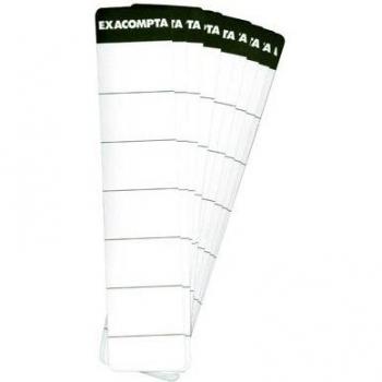 Exacompta Self-Adhesive Lever Arch File Spine Labels 50mm Pack of 10