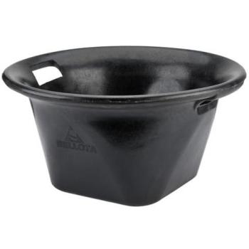 Seau Pratique 13 L en Caoutchouc Noir