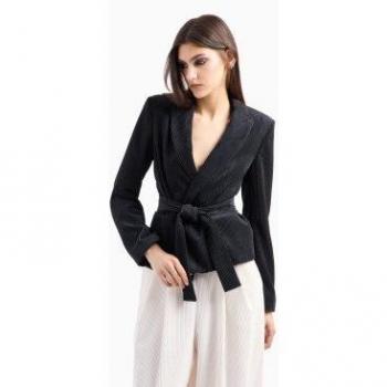 Polo Chic Negro XL – Armani Exchange Mujer